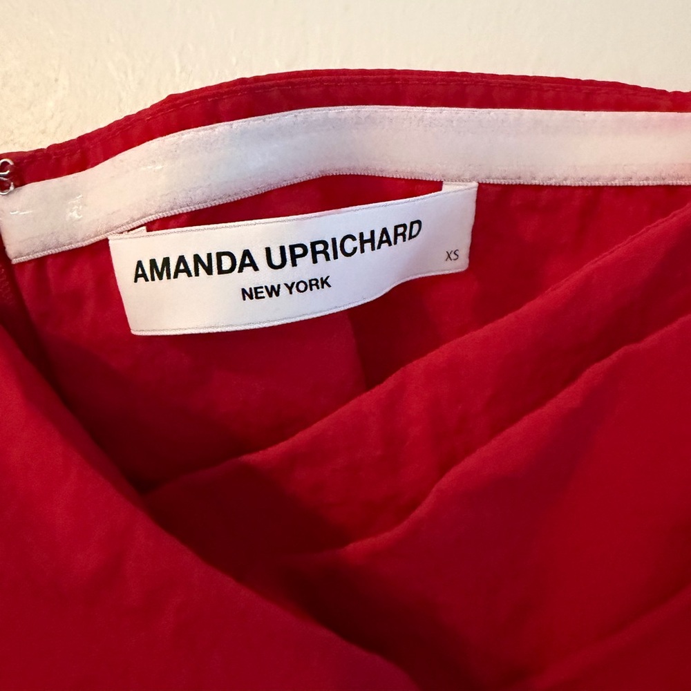 Amanda Uprichard Oscar Dress in Red | SZ XS - Picture 7 of 7